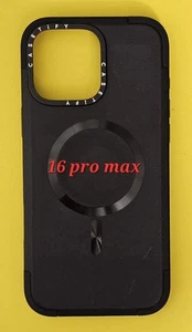 CASETiFY Force Case w/ Magsafe for iPhone 16 Pro Max - Black - Photo 1 sur 6