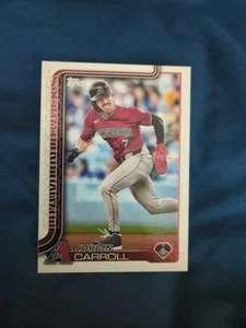 2025 Topps Series 1 Baseball #78 Corbin Carroll Arizona Diamondbacks - Picture 1 of 2