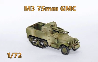 PRO BUILT 1/72 M3 75mm GMC - ready model-NEW!!! - Image 1 of 4