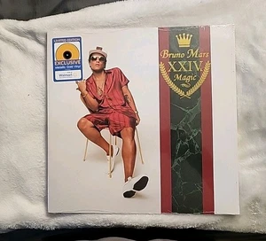 BRUNO MARS –XXIVK Magic - 2016 (NM) LP - (Gold Ltd. Ed) - Atlantic Rec (A) - Picture 1 of 10