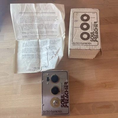 Use Electro Harmonix Soul Preacher Vintage Compression/Sustainer Effect Pedal  - Image 1 of 4