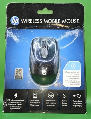 Hp Wireless Mobile Mouse Brand New Crush Packaging - Image 1 of 2