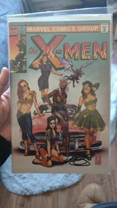 X-Men #1 SDCC 2024 Mark Brooks SIGNED Hot Rod Fire Logo With COA - Picture 1 of 1