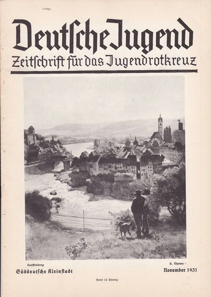 German Jugend. Magazine for The Jugendrotkreuz. November 1931. German Ro - Image 1 of 1