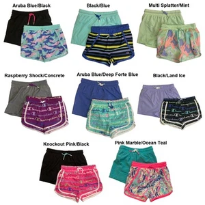 Champion Girls' 2 Pack Active Stretch Comfort Shorts - Picture 1 of 11