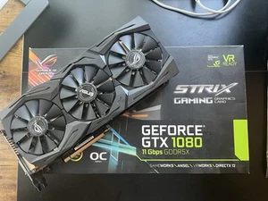 ASUS ROG Strix GeForce GTX 1080 8GB Graphics Card (ROG-STRIX-GTX1080-08G-11GBPS) - Bild 1 von 11