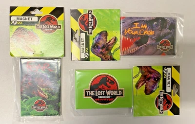 Set of 3 Lost World Jurassic Park 1997 Movie poster Magnets - Image 1 of 4