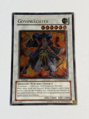 Yugioh GERMAN Goyo Guardian TDGS-EN042 DE042 Ultimate Rare 1st Edition LP - Image 1 of 2
