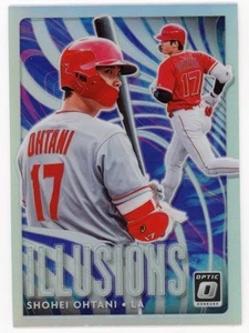 2020 Donruss Optic #OI-13 Shohei Ohtani Optic Illusions Holo Prizm - Bild 1 von 2
