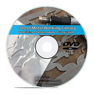 Blech Schneiden Blechschmieden Muster Zeichnen Arbeit Shop Bücher CD DVD V72 - Bild 1 von 1