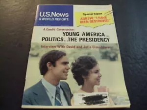 US News World Report Oct 8 1973 Interview with David and Julie Eisenhow ID:53878 - Picture 1 of 3