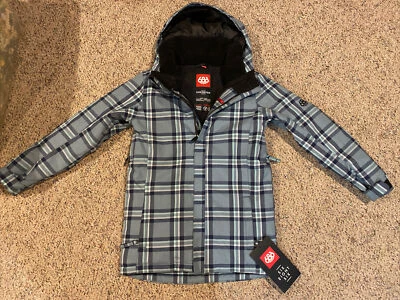 Girl's 686 Six-Eight-Six Lily Jacket Snowboard Ski Jacket Plaid Size: M - Image 1 of 4