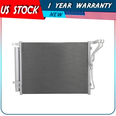 Condenser For 2011-2014 Hyundai Sonata 2011 2012 2013 2014 2015 Kia Optima - Image 1 of 4