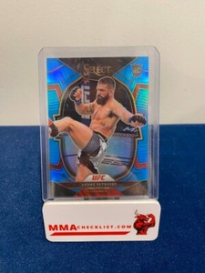 2023 Panini Select UFC Andre Petroski #98 RC Light Blue Prizm/249 Rookie SP