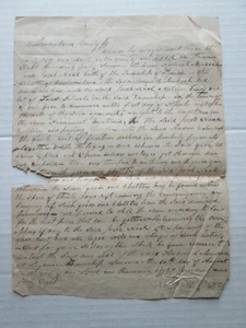 1848 LANDLORD WARRANT, ANDREW G MURDOCK(sp) to JAJOB NOAL, WESTMORELAND COUNTY - Picture 1 of 5