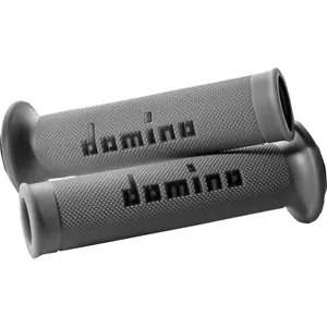 Domino Gray/Black Dual Compound MotoGP Grips | A01041C4052 - Picture 1 of 2