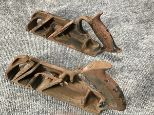 Paar (2) Dado Planes 1,5" Vintage markenloses Holzbearbeitungswerkzeug US hergestellt Teile/Resto - Bild 1 von 18