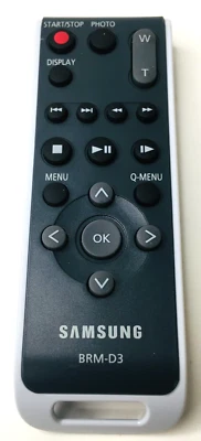 Samsung BRM-D3 Remote Control Camcorder Genuine Factory Replacement New - Image 1 of 4