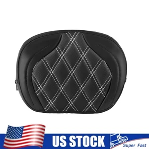 Passenger Sissy Bar Pad Rear Backrest For Harley Road King FLHR Special FLHRXS - Imagen 1 de 8