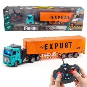 Gioco Camion Truck RC radiocomandato scala 1:48 Regalo Ragazzi scatola originale - Foto 1 di 6