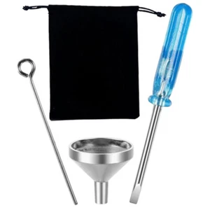 1 Set Mini Imbuto Set per Cremazione Kit Riempimento Gioielli per Urna Collana - Foto 1 di 12