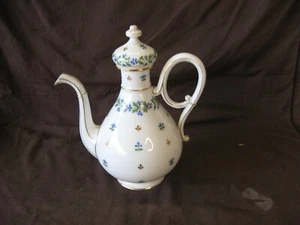 Superbe cafetière porcelaine signée Dubois Tours datant vs 1880 Jacob Petit ? - Afbeelding 1 van 14