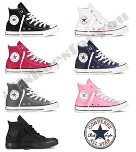 Converse All Star Chuck Taylor Canvas Shoes High Top All Sizes Free Shipping - Picture 1 of 8