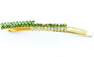 One crystal hair pin - 3 tone green - Bild 1 von 1