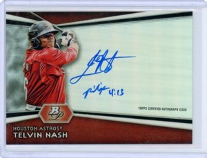telvin nash 2012 bowman platinum prospects auto refractor astros