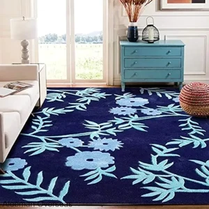 Modern Design Handmade Tufted Floral Area Rugs For Home Decor Livingroom Bedroom - Picture 1 of 4