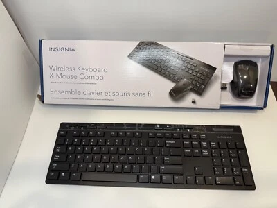 Insignia Wireless Keyboard and Mouse Combo USB Dongle English NS-PNC7011 -C - Image 1 of 3