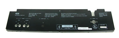 ADCOM GCD-700 CD PLAYER REPAIR PART - Rear Panel w/ Input & Output Holes - Image 1 of 2