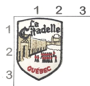 Parche Canadá La Citadelle Quebec Vintage Bordado Coser en Escudo Recuerdo - Imagen 1 de 1