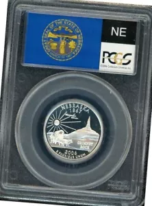 2006-S SILVER NEBRASKA STATE QUARTER PCGS PR69DCAM FLAG LABEL CERT #11102696 - Picture 1 of 2