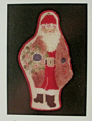 Kris Kringle patrón de punta de aguja para lona de lino #17 Cheryl Schaeffer 1993 Foto 1 de 2