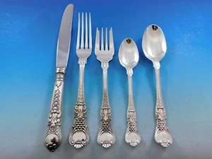 Coburg by Wallace Sterling Silver Flatware Set 8 Service Dinner 40 pcs - Picture 1 of 8