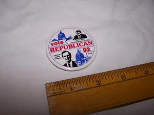 1992 republicano George Bush presidente Pinback Terry Punt senador de Pensilvania - Imagen 1 de 2