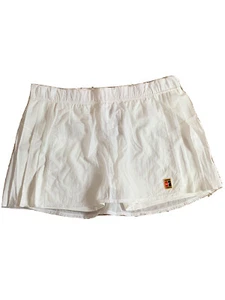 Nike Tennis Skirt Skort Womens Court Slam Active Wear Sport XL White CK8472-100 - Picture 1 of 11