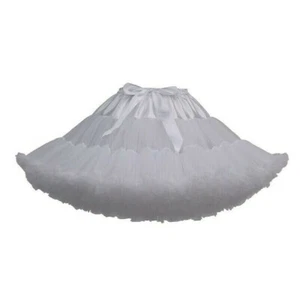 Women Petticoat Lolita Tutu Skirt Underskirt Short Crinoline Cosplay Kawaii - Picture 1 of 20