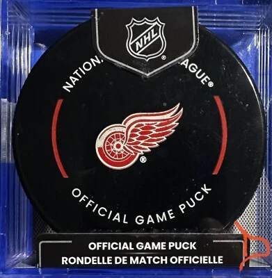2022-2025 Detroit Red Wings NHL Official Game Puck (No Trackers) - Image 1 of 2