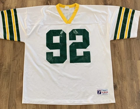 Vintage Green Bay Packers #92 Reggie White NFL Football Jersey Mens XL Logo 7 Cover