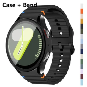 Full Case + Silikon Band für Samsung Galaxy Watch7 6 5 4 40/44mm Armband Case Cover - Bild 1 von 31