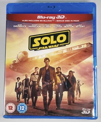 SOLO: A STAR WARS STORY New 3D (and 2D) BLU-RAY Movie 2018 Film Region-Free - Image 1 of 4