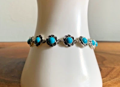 Bali Legacy Sleeping Beauty Turquoise Toggle Clasp Bracelet - (6.5-8.0 in.) - Изображение 1 из 4