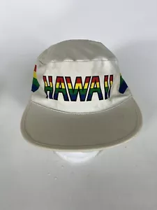 De colección años 80 Hawai Arco Iris Prendas para la Cabeza Pintor Camionero Sombrero Gorra Gorra Hawaiana - Imagen 1 de 7