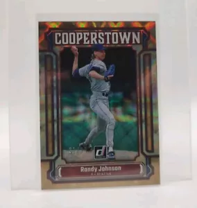 2023 Donruss Baseball Cooperstown Gold #11 Randy Johnson /99 - Seattle Mariners - Picture 1 of 2