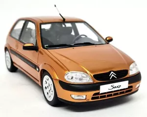 Otto 1/18 - Citroen Saxo VTS Metallic Yellow MK2 1999/03 Resin sealed Model Car - Picture 1 of 5