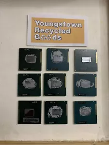 LOTE DE 9 CPUs de computadora portátil intel i7 i5 i3 2da y 3a GENERACIÓN i-SERIE G2 FUNCIONANDO - Imagen 1 de 12