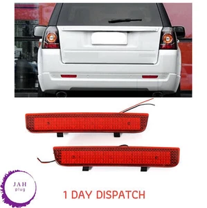 BUMPER REFLECTOR BRAKE STOP LED 2X LIGHT RED FOR RANGE ROVER L322 FREELANDER 2 - Picture 1 of 12
