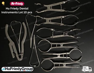 Hu Friedy Mathieu Rubber Dam Clamps RDF RDF4 Punch Dental Instrument Lot of 10 - Picture 1 of 3
